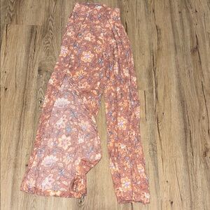 Billabong Floral Side Slit Pants